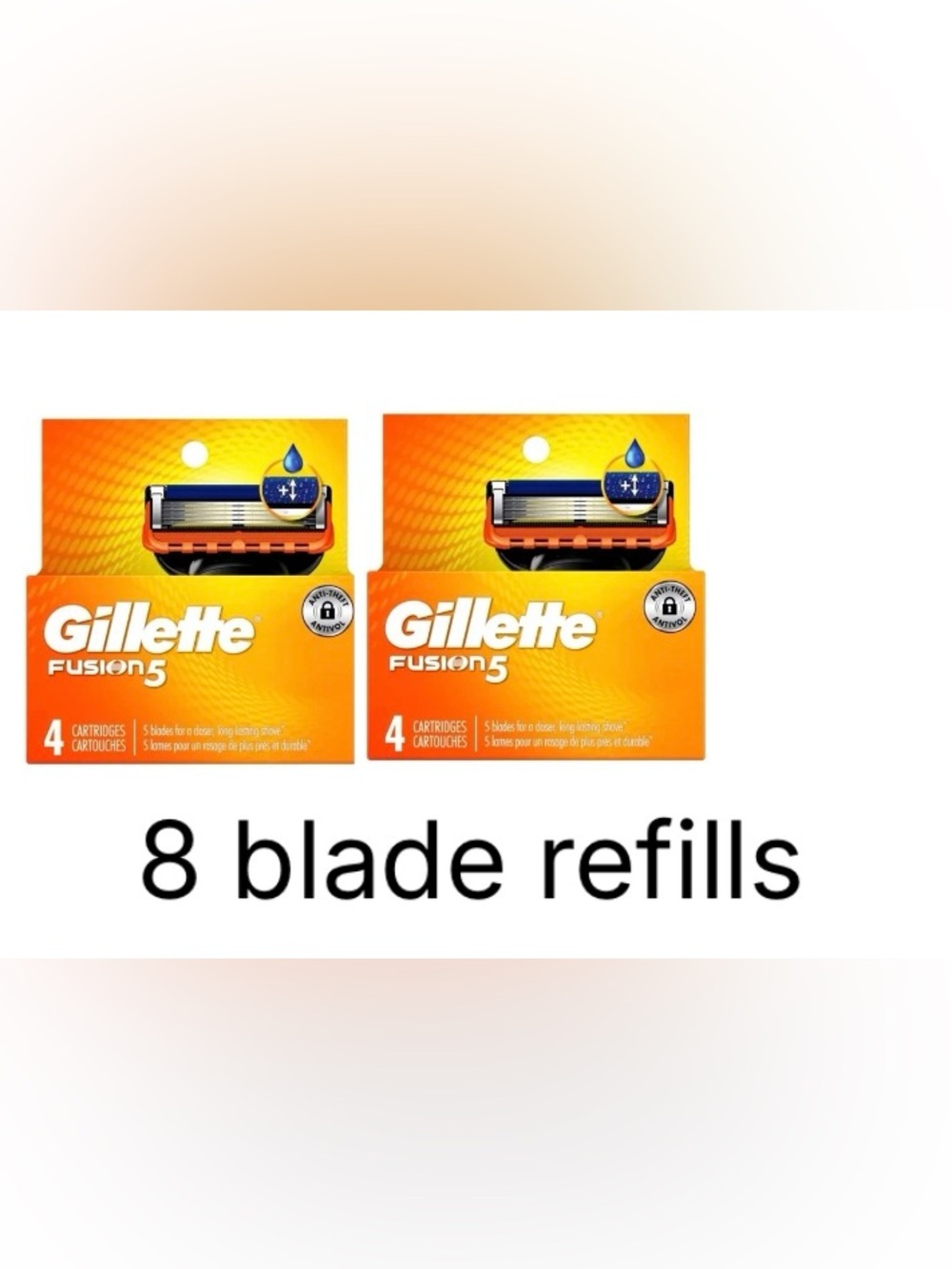 Gillette Fusion5 Razor Blade Refills - 8 refills